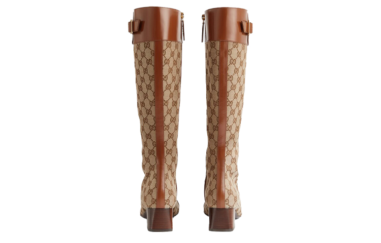 Shop (W) Gucci Sepatu High-Top 'Brown Fashion' 678278-HVKL0-9786