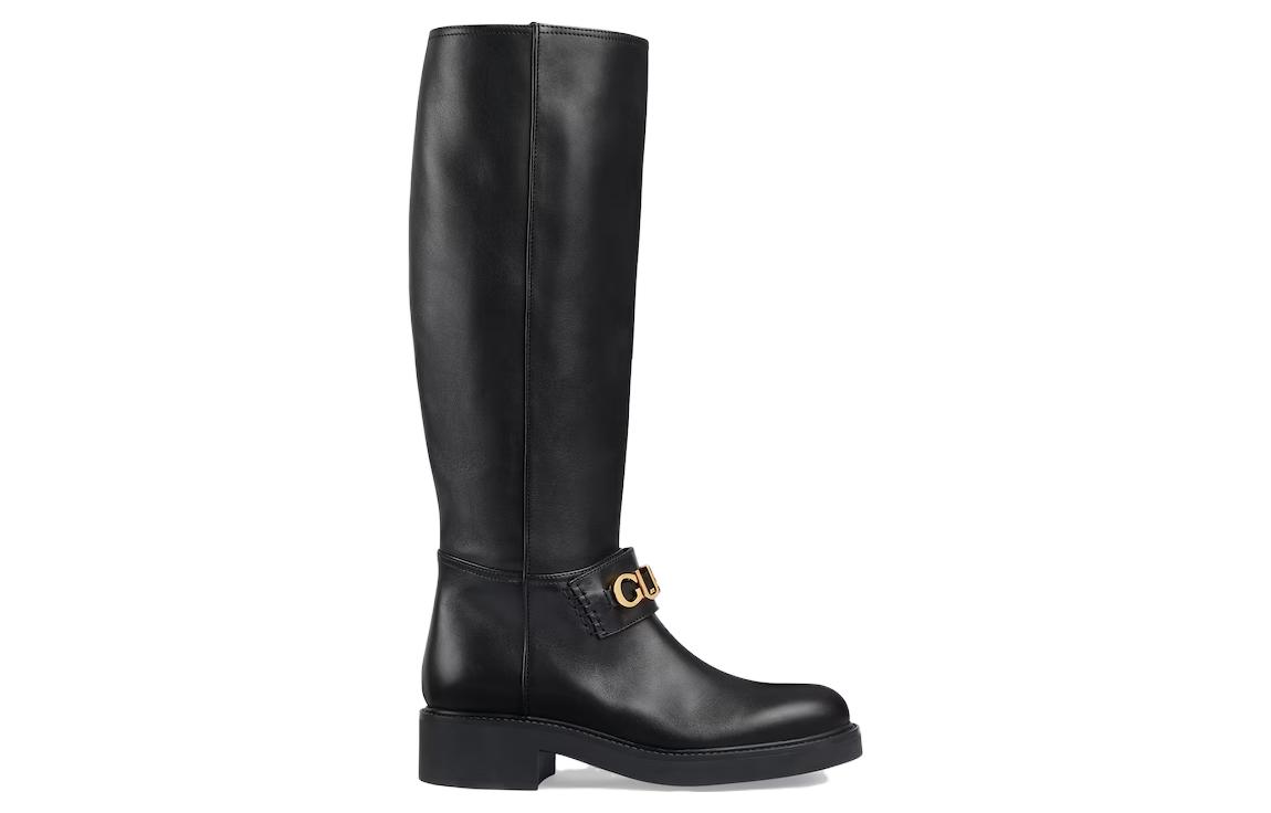 Order (W) Gucci High-Top Stiefel ''Fashion Comfort Schwarz'' 752517-17K00-1000