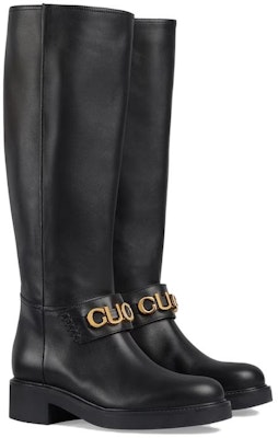 (Women) Gucci High-Top Boot 'Fashion Comfort Black' 752517-17K00-1000 Lookbook (Women) Gucci High-Top Boot 'Fashion Comfort Black' 752517-17K00-1000