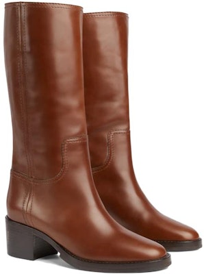 (Women) Gucci High-Top Boot 'Fashion Thick Heel Temperament Brown Black' 758290-AACGW-2103 Order (Women) Gucci High-Top Boot 'Fashion Thick Heel Temperament Brown Black' 758290-AACGW-2103