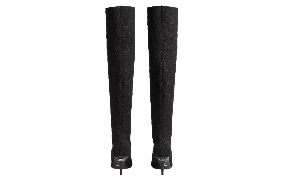 Lookbook GUCCI古馳 時尚潮流 高筒靴 女款 黑色