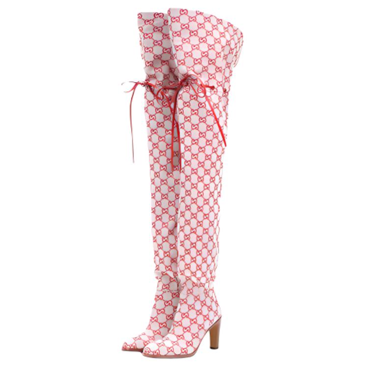 Lookbook (W) グッチ ハイカットブーツ ピンク・ファッション (Gucci haikatuto buutsu pinku fasshon) 523513-9SF20-9375