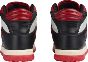 GUCCI古馳 皮革 圓頭繫帶 高筒 休閒生活鞋 女款 紅黑色 Shop GUCCI古馳 皮革 圓頭繫帶 高筒 休閒生活鞋 女款 紅黑色