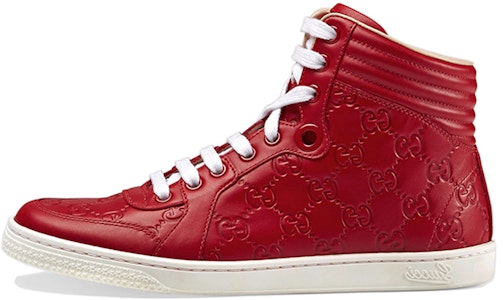 (W) 구찌 레드 패션 하이탑 스니커즈 409793-CWD20-6433 Buy (W) 구찌 레드 패션 하이탑 스니커즈 409793-CWD20-6433