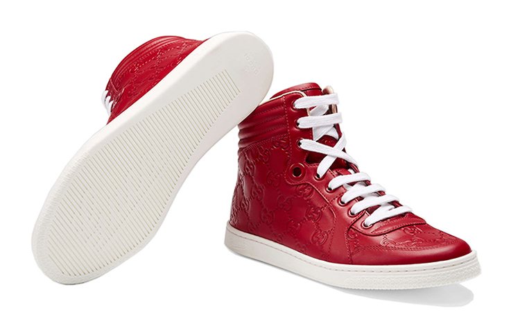 Purchase (Women) Gucci High-Top Sneaker 'Red Fashion' 409793-CWD20-6433