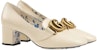(W) Gucci Tumit Tinggi 'Beige Floral' 525333-C9D00-9526