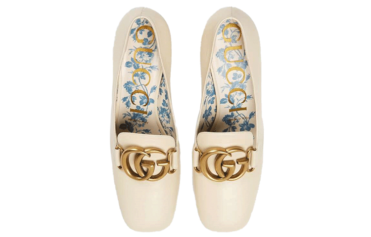 Shop (W) グッチ ハイヒール "ベージュフローラル" 525333-C9D00-9526