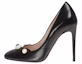 Buy (W) Gucci Tacones Altos 'Negro Perla de Vidrio' 435418-C9D00-1000