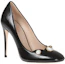 Lookbook (W) Gucci Tacones Altos 'Negro Perla de Vidrio' 435418-C9D00-1000