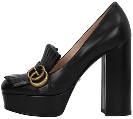 (Women) Gucci High Heel 'Black Leather' 573019-C9D00-1000 Buy (Women) Gucci High Heel 'Black Leather' 573019-C9D00-1000