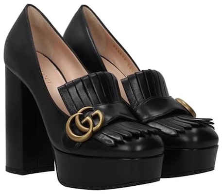 (Women) Gucci High Heel 'Black Leather' 573019-C9D00-1000 Order (Women) Gucci High Heel 'Black Leather' 573019-C9D00-1000