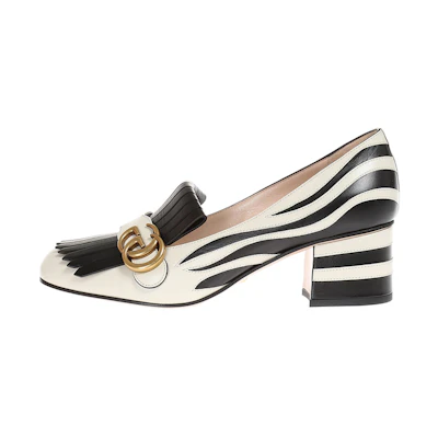 (W) Gucci High Heel 'Black White'