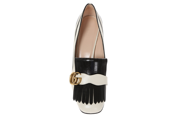 Shop (W) 구찌 블랙화이트 하이힐 (Gucci Black White High Heel) 448619-C9D10-9085