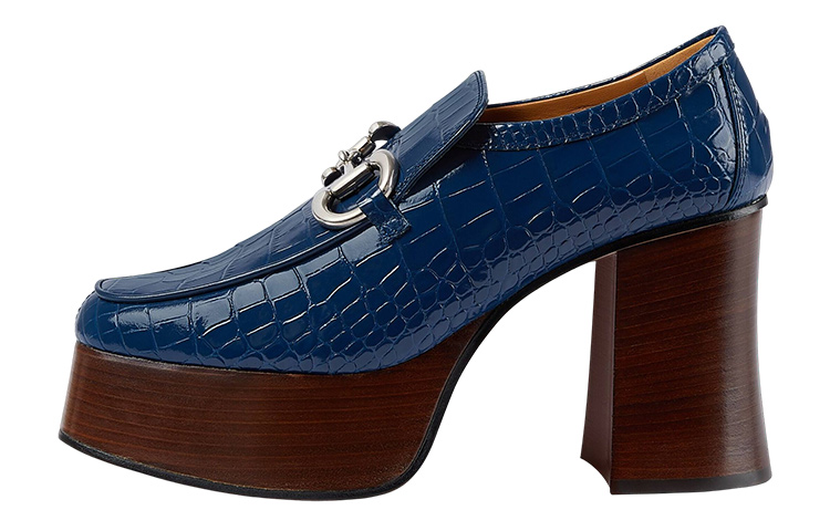 (Women) Gucci High Heel 'Blue' 715138-UKQ30-4236