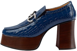 (Women) Gucci High Heel 'Blue' 715138-UKQ30-4236 (Women) Gucci High Heel 'Blue' 715138-UKQ30-4236