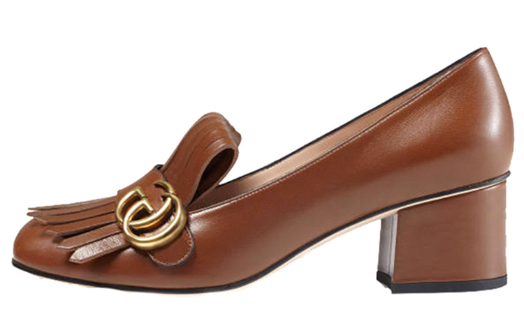 (Women) Gucci High Heel 'Brown Leather' 408208-C9D00-2553