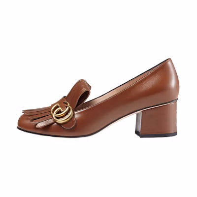 (W) Gucci High Heel 'Brown Leather'