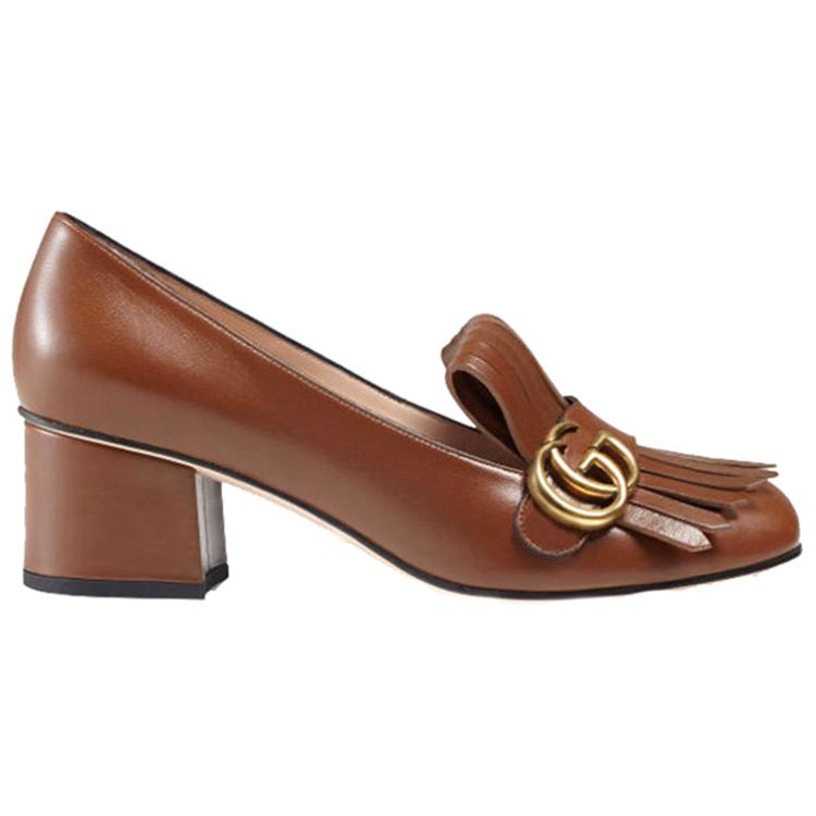 Order (W) Gucci High Heel 'Kulit Coklat' 408208-C9D00-2553