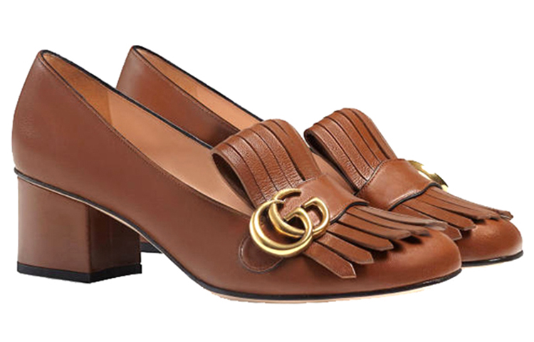 Lookbook (W) Gucci High Heel 'Kulit Coklat' 408208-C9D00-2553