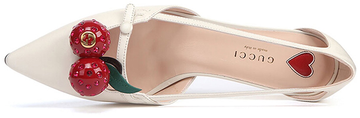 (Women) Gucci High Heel 'Cherry Embellishment' 452766-C9DN0-9072 Lookbook (Women) Gucci High Heel 'Cherry Embellishment' 452766-C9DN0-9072