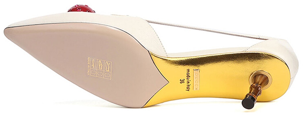 (W) Tacones Gucci con Adorno de Cereza. 452766-C9DN0-9072 Shop (W) Tacones Gucci con Adorno de Cereza. 452766-C9DN0-9072