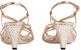 (W) Gucci Tumit Tinggi 'Cetakan Ular Emas Cerah' 648696-18L00-8051