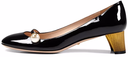 (Women) Gucci High Heel 'Pearl Black' 408253-BNC00-1000 (Women) Gucci High Heel 'Pearl Black' 408253-BNC00-1000