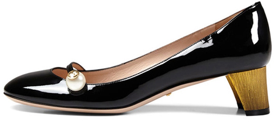 (Women) Gucci High Heel 'Pearl Black' 408253-BNC00-1000 Buy (Women) Gucci High Heel 'Pearl Black' 408253-BNC00-1000