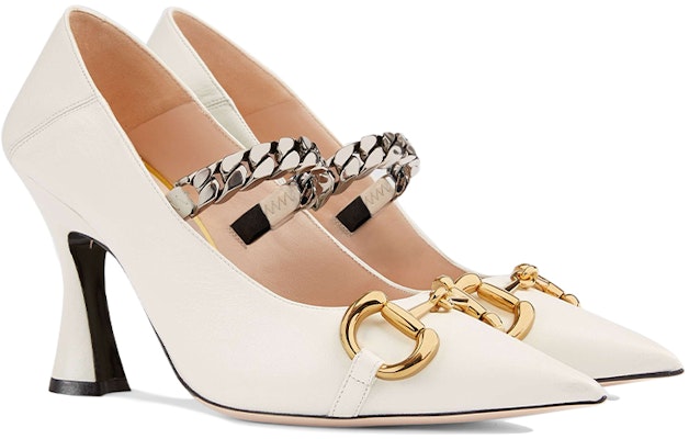 (Women) Gucci High Heel 'Printed Leather White' 626723-C9D00-9050 Order (Women) Gucci High Heel 'Printed Leather White' 626723-C9D00-9050