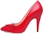 (W) Gucci Tumit Tinggi 'Red Bow' 551761-BKO00-6433