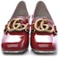 Shop (W) Gucci Tumit Tinggi 'Rose Bud Print Merah' 525333-BNC00-6433