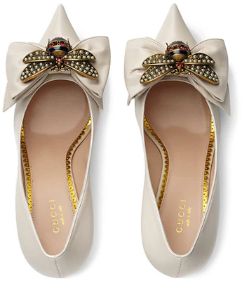 (W) Gucci Tumit Tinggi 'White Bow' 496641-BKO00-9526 Lookbook (W) Gucci Tumit Tinggi 'White Bow' 496641-BKO00-9526