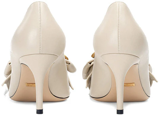 (W) Gucci Tumit Tinggi 'White Bow' 496641-BKO00-9526 Shop (W) Gucci Tumit Tinggi 'White Bow' 496641-BKO00-9526