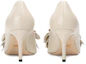 Shop (W) Gucci Tumit Tinggi 'White Bow' 496641-BKO00-9526
