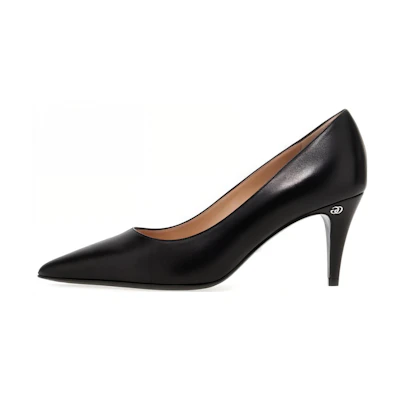 (W) Gucci High Heel Mules 'Black' 7.5cm