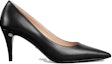 Order (W) Gucci Tumit Tinggi Mules 'Hitam' 7.5cm 738683-C9D00-1000