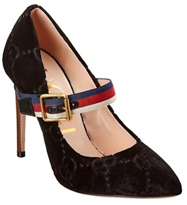 (W) Gucci Kasut Tumit Tinggi 'Fesyen Selesa 8cm Hitam' 506198-9TI10-1071 Order (W) Gucci Kasut Tumit Tinggi 'Fesyen Selesa 8cm Hitam' 506198-9TI10-1071