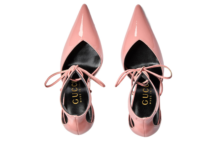 Order (W) グッチ パテント ピンクコーンヒール ?717159-AAA59-5848