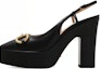 Buy (W) Gucci Kasut Tumit Tinggi dengan Horsebit 'Kulit Hitam' 723837-BKO00-1000