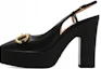 Buy (W) Gucci Zapato de Tacón Alto con Horsebit 'Cuero Negro' 723837-BKO00-1000