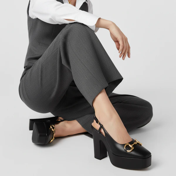 (W) グッチ ホースビット パンプス (黒革) 723837-BKO00-1000 Order (W) グッチ ホースビット パンプス (黒革) 723837-BKO00-1000