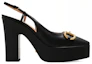 Lookbook (W) Gucci Zapato de Tacón Alto con Horsebit 'Cuero Negro' 723837-BKO00-1000