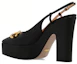 Purchase (W) Gucci Zapato de Tacón Alto con Horsebit 'Cuero Negro' 723837-BKO00-1000