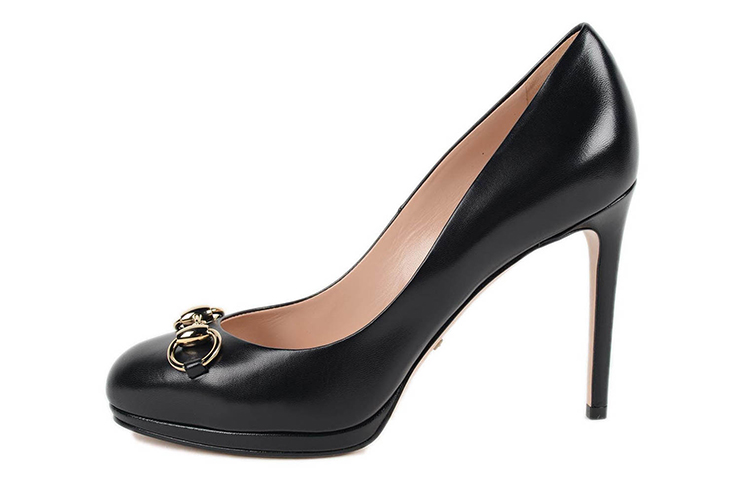 (Women) Gucci High Heel Pumps 'Black Patent Leather' 408204-C9D00-1000