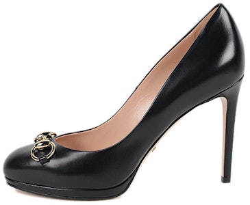 (W) Zapatos de Tacón Gucci 'Cuero Charol Negro' 408204-C9D00-1000 Buy (W) Zapatos de Tacón Gucci 'Cuero Charol Negro' 408204-C9D00-1000