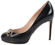 Buy (W) Gucci Hoge Hak Pumps ''Zwart Lakleer'' 408204-C9D00-1000