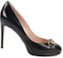 Order (W) Gucci Hoge Hak Pumps ''Zwart Lakleer'' 408204-C9D00-1000