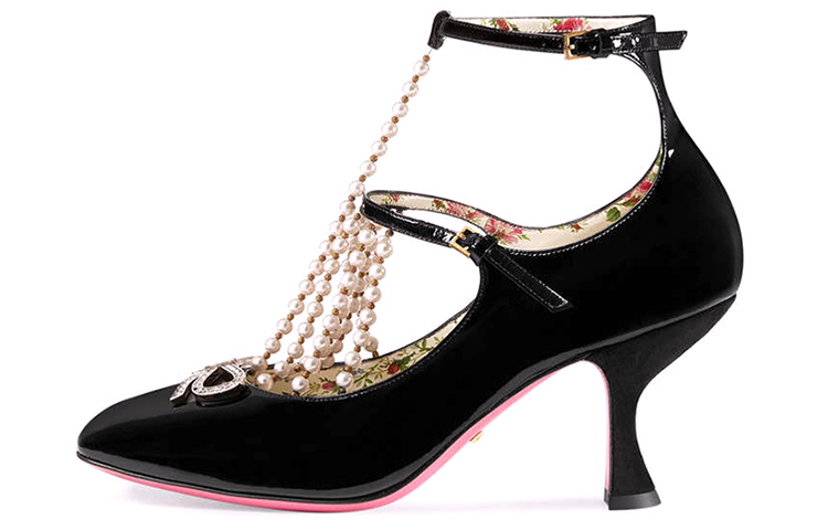 Buy (W) Gucci Hoge Hak Pumps ''Zwarte Parel'' 488662-BNC00-1000