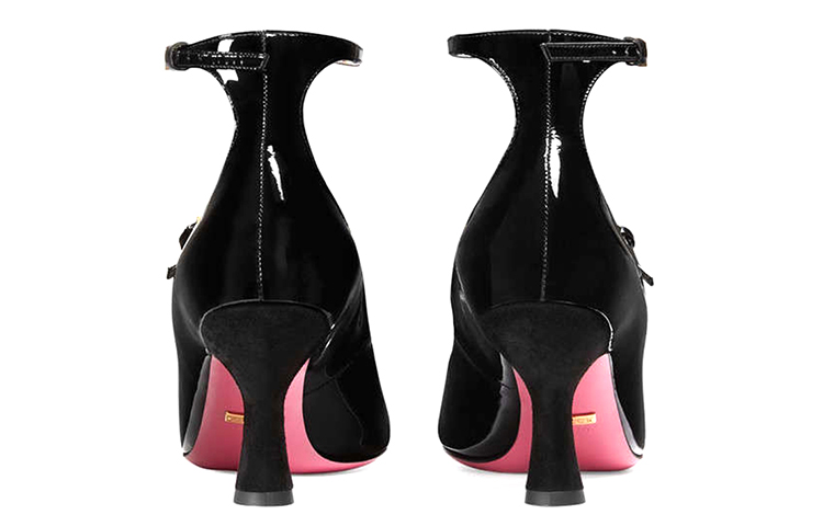 Shop (W) Gucci Hoge Hak Pumps ''Zwarte Parel'' 488662-BNC00-1000