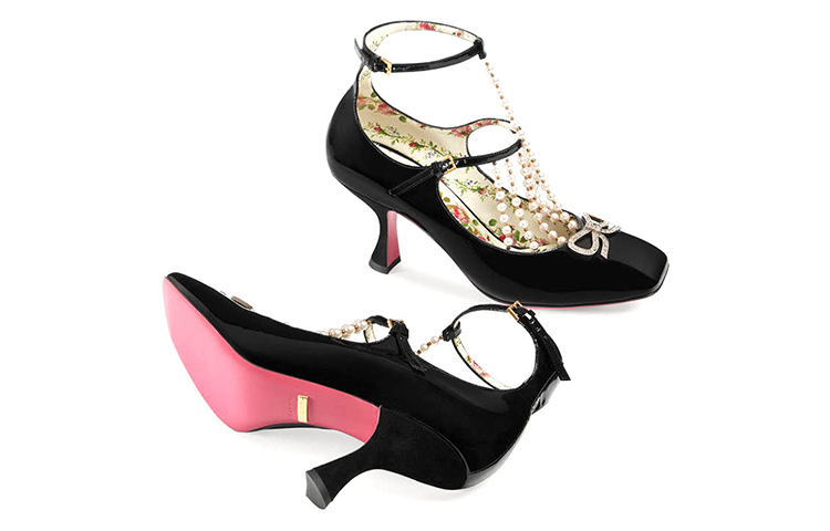 Purchase (W) Gucci Hoge Hak Pumps ''Zwarte Parel'' 488662-BNC00-1000